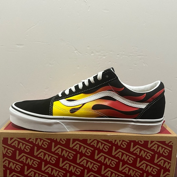 Vans, Old Skool, VN0A38G1PHN, Flames - Picture 2 of 12